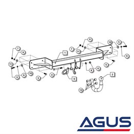 MERCEDES A-Serisi Çeki Demiri W176 2012-2017 Hatchback