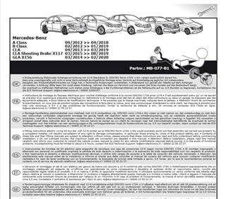 MERCEDES GLA X156 2014-2020 Römork Tesisatı 7P