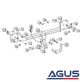 MERCEDES B-Serisi Çeki Demiri W247 2018- Hatchback