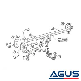 MERCEDES GLC Sökülebilir Çeki Demiri X253-C253 Suv 