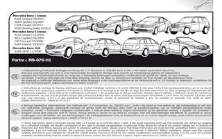 MERCEDES GLK X204 2009-2015 Suv Römork Tesisatı 13P