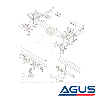 MERCEDES S-Serisi Çeki Demiri W221 2005-2013