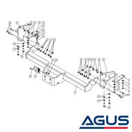 MERCEDES X Class Pick-Up Kamyonet Çeki Demiri