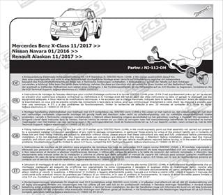MERCEDES X Class Römork Tesisatı 13P