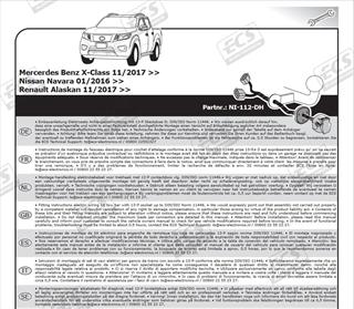 NISSAN Navara 2017- Römork Tesisatı 13P