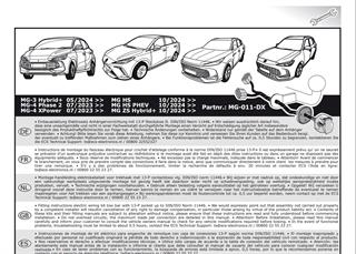 MG HS Electric Römork Tesisat 13P