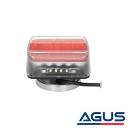 Mıknatıslı Led Römork Stop Lambası Seti 7 Pin Soketli 12v