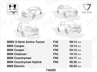 MINI Countryman F60 2017-2023 Römork Tesisat 13P