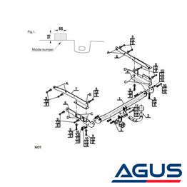 MITSUBISHI Colt Çeki Demiri (Z3) 2005-2014