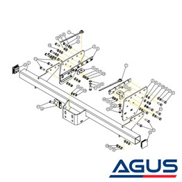 MITSUBISHI L200 Çeki Demiri 2006-2019 Pick-Up, Kamyonet Kısa Şase