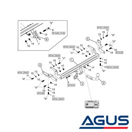 MITSUBISHI Lancer Çeki Demiri 2003-2008 Sedan, Stationwagon