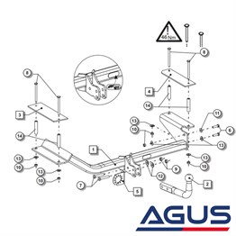 MITSUBISHI Outlander Çeki Demiri 2003-2008