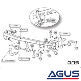 MITSUBISHI Outlander Çeki Demiri 2012-