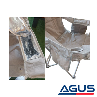 Motzi Comfort Kamp Sandalyesi Buz Çantalı ve Ceplikli