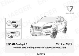 NISSAN Qashqai J11 2019-2021 Römork Tesisatı 13P