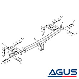NISSAN Terrano II Çeki Demiri R20 1993-2006