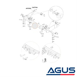 OPEL Antara Çeki Demiri