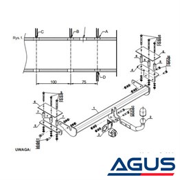 OPEL Astra H Çeki Demiri 2008-2014 Sedan