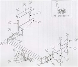 OPEL Combo C Çeki Demiri 2001-2012