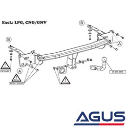 OPEL Combo D Çeki Demiri 2012-2018