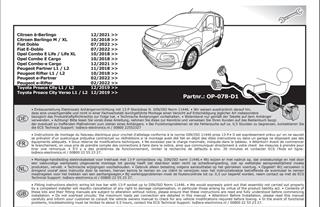OPEL Combo E 2024- Römork Tesisatı 13P