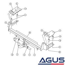 OPEL Corsa C Çeki Demiri 2001-2006