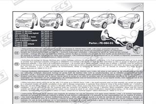 OPEL Grandland 2017- Römork Tesisat 13P