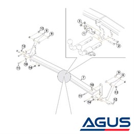 OPEL Grandland 2019-2024 Çeki Demiri