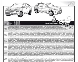 OPEL Mokka 2021- Römork Tesisat 13P