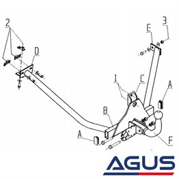 PEUGEOT 205 Çeki Demiri