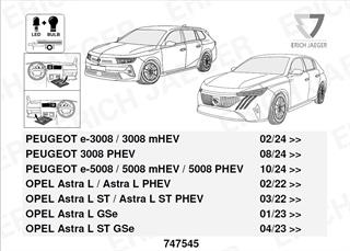 PEUGEOT 3008 2024- Römork Tesisat 13P