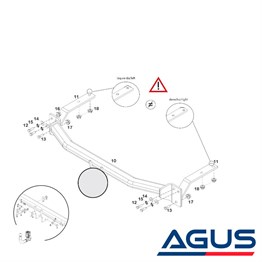 PEUGEOT 3008 Çeki Demiri 2009-2016