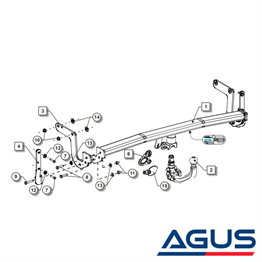 PEUGEOT 3008 Sökülebilir Çeki Demiri 2016-2024