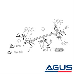 PEUGEOT 5008 Çeki Demiri 2009-2016