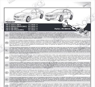 PEUGEOT 508 2018- Römork Tesisat 13P