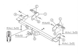 CITROEN Jumper Çeki Demiri 1994-2006