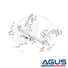 PEUGEOT Rifter Çeki Demiri Kısa Şase 2019-