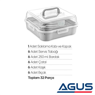 Piknik Seti 32 Parça 6 Kişilik