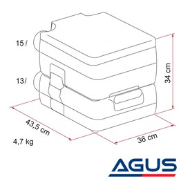 Portatif Tuvalet Bi-pot34