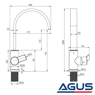 Reich Contur S90 Ceramik Sıcak/Soğuk  360° Dönen Musluk Micro Switch