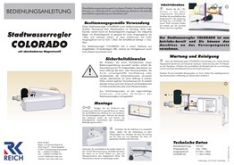 Reich Karavan Şebeke Suyu Bağlantısı Citywater Colarado Plus