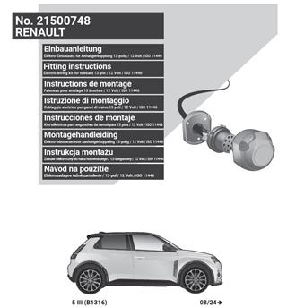 RENAULT 5 E-Tech Römork Tesisatı 13P