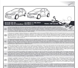 RENAULT Clio 2012-2019 Römork Tesisatı 13P