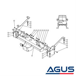 RENAULT Master Çeki Demiri 2010-2024 Panelvan,Minibüs,Arkadan İtiş