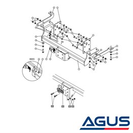 RENAULT Master Çeki Demiri 2010-2024 Pick-up, Kamyonet Arka Tek Teker