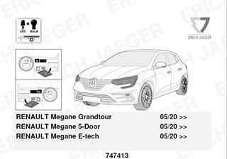 RENAULT Megane E-Tech Römork Tesisatı 13P