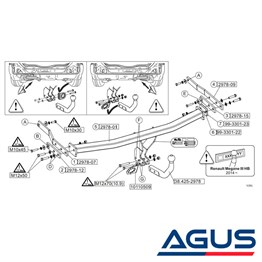 RENAULT Megane II Scenic Çeki Demiri 2004-2009