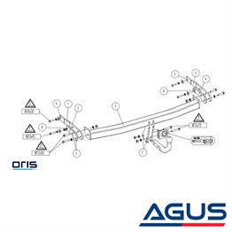 RENAULT Megane III Grand Scenic Çeki Demiri 2009-2015