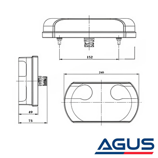 Römork & Karavan Led Stop Lambası 12 Volt