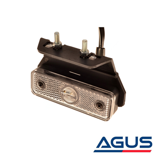 Römork & Karavan Yan Etek Aydınlatma Lambası Gri Braketli Led 12 Volt